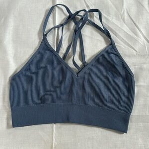 Aerie bralette, size small, color blue